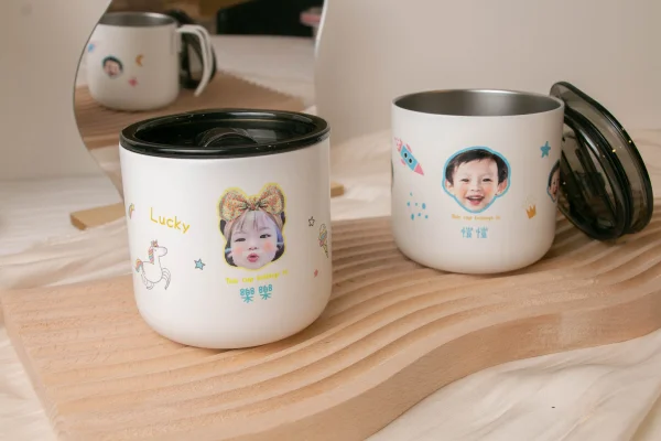 客製不鏽鋼杯(附蓋子）