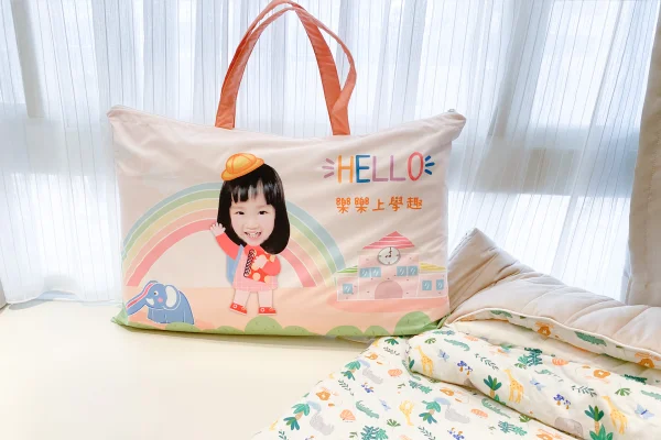 防潑水客製幼兒園睡袋收納袋/棉被收納袋